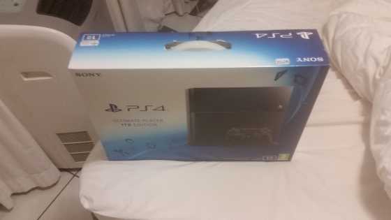 PS4 1 TERABYTE VERSION WITH 2 REMOTES.