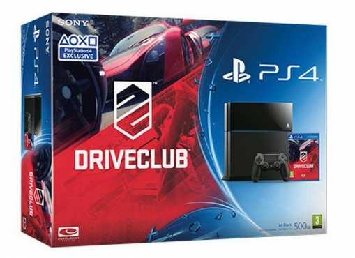 PS4 500GIG Driveclub Bundle(PS4)(new)---special  edition 1 x game