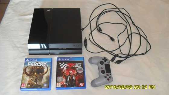 PS4 met 2 games te koop