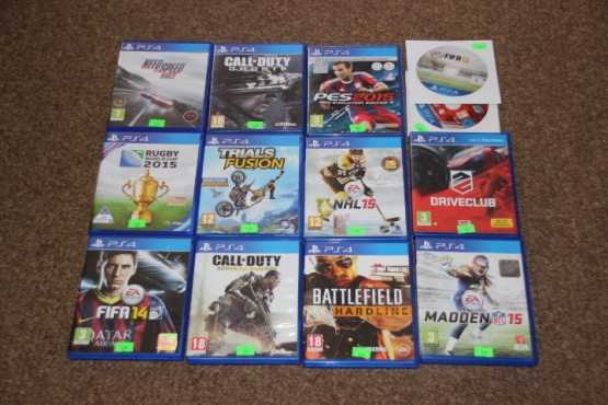 PS4 Original games and accessories sold separately