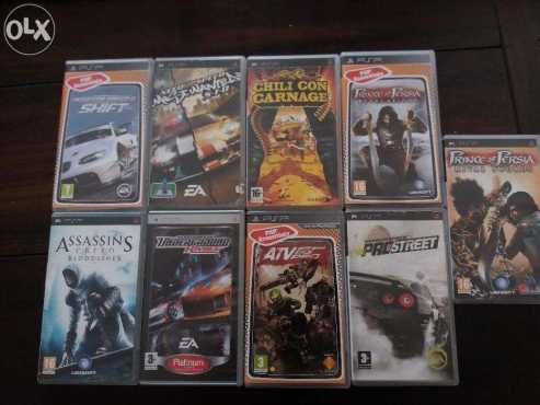 PSP Games x 9 (CashCollection Only)