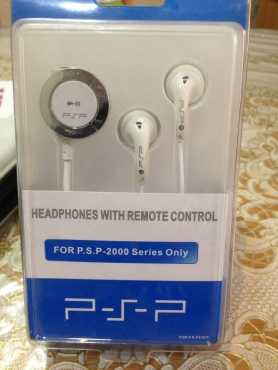 PSP headphones with remote contorl for sale