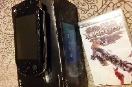 psp wifi console with game