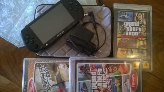 PSP with 5 Games