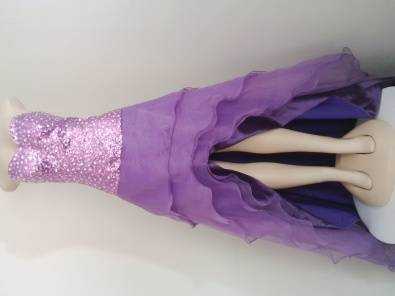 purple evening dress new