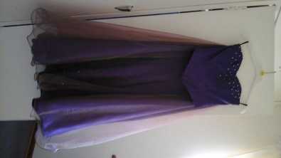 PURPLE MATRIC FAREWELL DRESS SIZE3032 FOR SALE