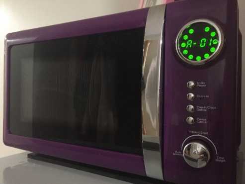 Purple microwave