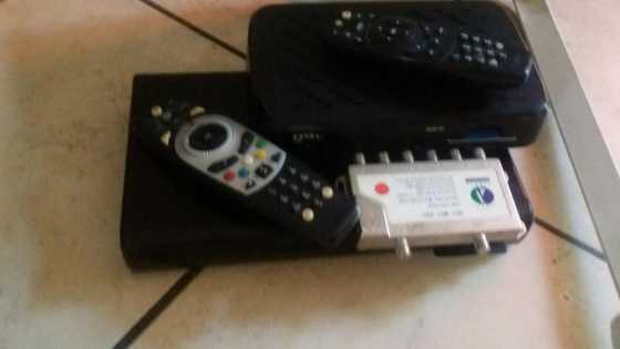 PVR , HD Decoders and satellite dish