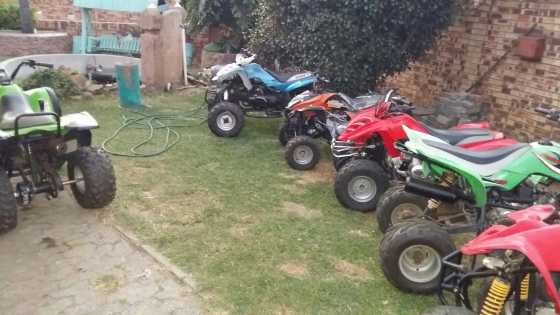 Quad bikes for everyone.