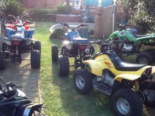 Quad bikes for sale for the whole family.