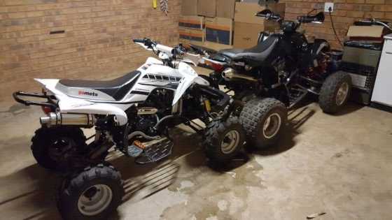 Quad bikes x2 for sale