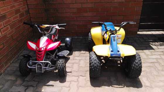 quads x2  SUZUKI lt 50 and Hot Wheels 50cc