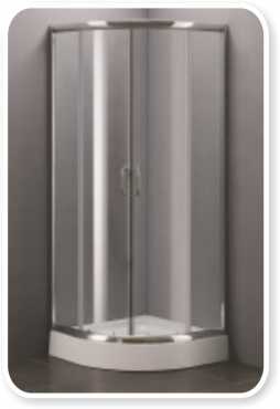 Quarter Round Shower Door Including Base 900mm x 900mm