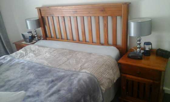 Queen Size Headboard and Pedestals