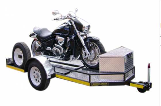 Quick loader bike trailer