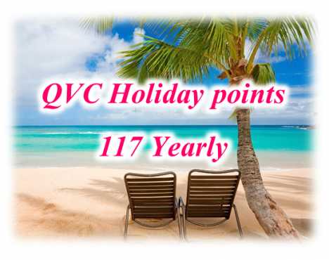 QVC Holiday points for sale - Bargain