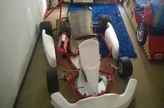 Racing go kart race ready