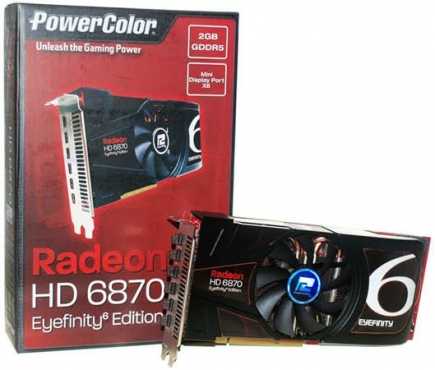 Radeon HD 6870 graphics card