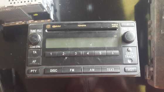 RADIO TOYOTA D4D ORIGINAL FOR SALE