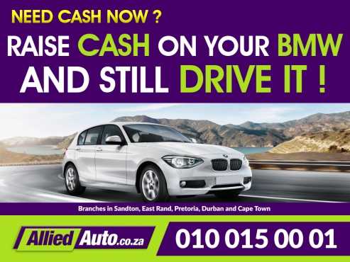 Raise cash in a hurry on your BMW