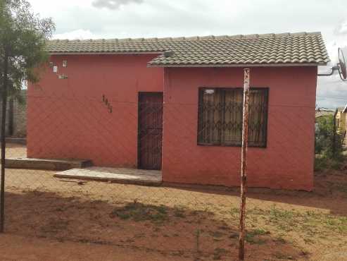 RDP House with 2x Outside Rooms in Soshanguve Block W