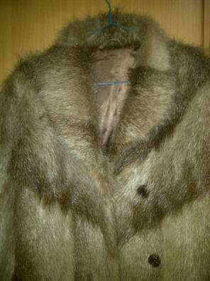 Real Jackal Skin Coat Hand Made