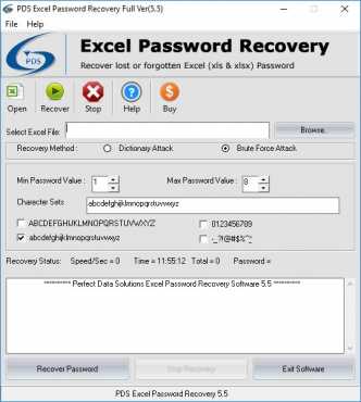 Recover Excel File Password