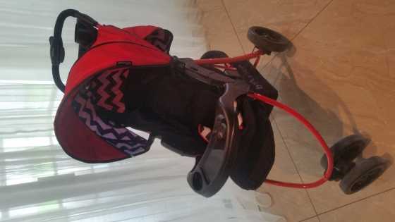 Red Bounce Pram For Sale