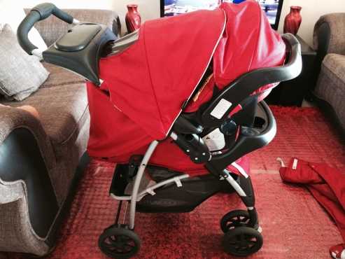 Red Cargo Pram