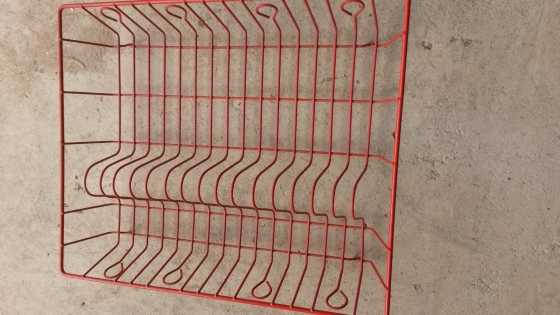 Red dish Rack