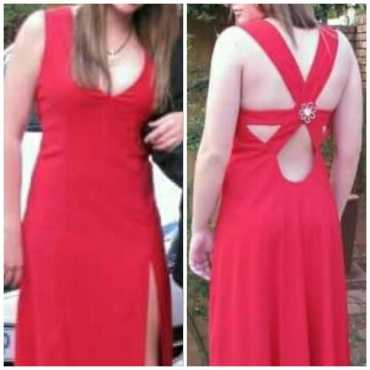 Red matric danceevening dress