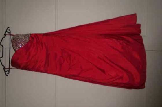 Red matric dress red dress evening wear dress