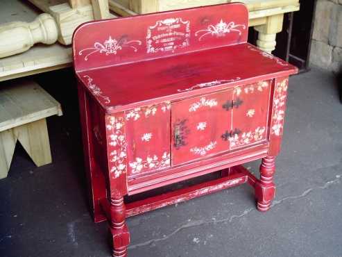 Red Pine Washstand (885x400x770)