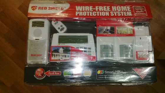 Red Shield Home Security Wireless System Complete  R1200