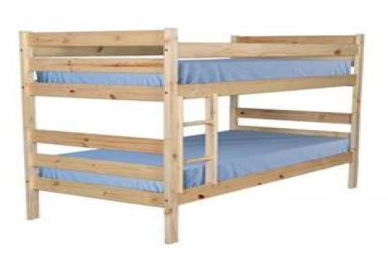 Reloction sale at WOODBEDS ,Eco clear wood Bunk bed now R2100,contact Woodnbeds at 011 794 4376