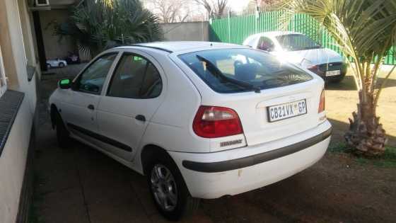 Renault Megane 2003, still looking very good license paid up til August 2017, R22000.00        08425