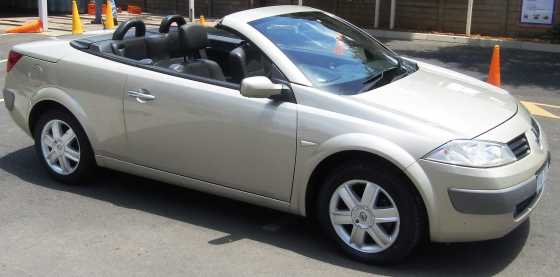 RENAULT MEGANE CONVERTABLE VERY SPORTY AS NEW A MUST SEE
