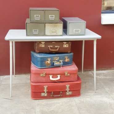 RetroVintage decorative luggage set of 4 suitcases, good display condition R899 includes delivery