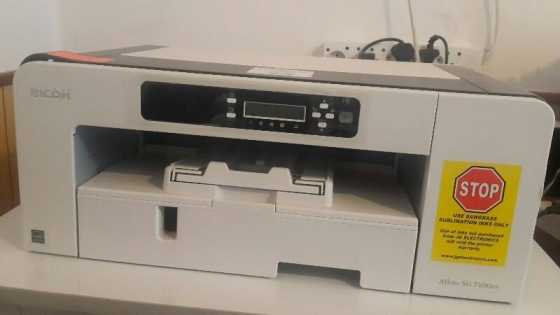 RICOH A3 AFICIO SG7100 DN SUBIMATION PRINTER TE KOOP