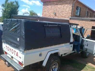 Ripstop canvas canopy