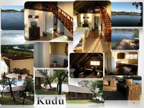 River Front Holiday Accommodation. 3 Bedroom Unit in a Private Reserve only 1 Hr from JHB.