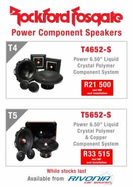 Rockford Fosgate Power Component Speakers