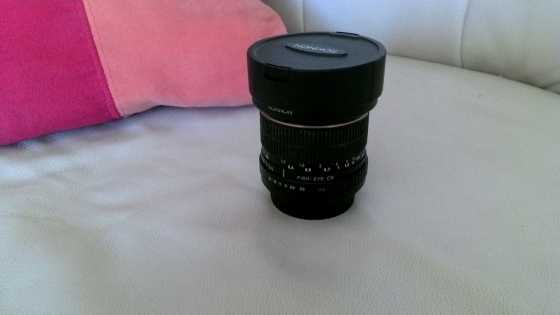 Rokinon 8mm lens in excellent condition