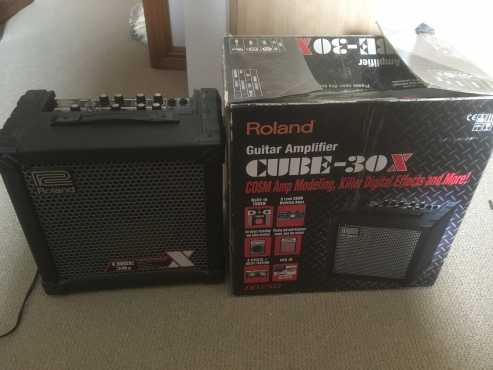 Roland Cube 30X Guitar Amp and Zoom G2 Pedal