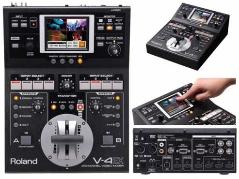ROLAND V-4EX 4-CHANNEL DIGITAL VIDEO MIXER WITH EFFECTS