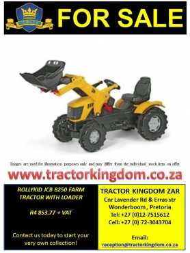 Rollykid JCB 8250 Farm Tractor with Loader