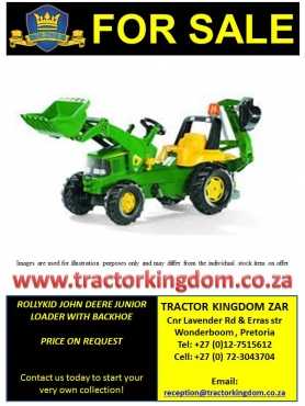 Rollykid John Deere Junior Loader amp Backhoe