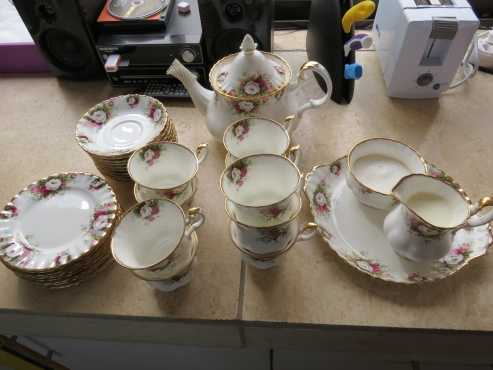 Royal Albert Celebration full set of 10 minus one cup