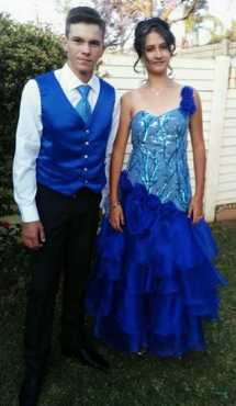 Royal blue matric farwell dress