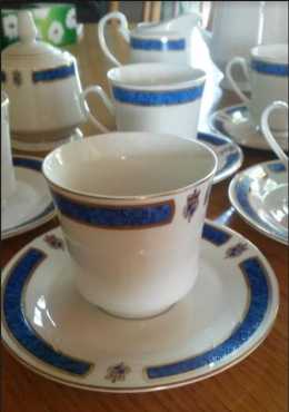 Royal Blue Tea Set for Sale